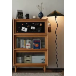 Fuurn SE3441 83cm Vue Slim 置物櫃 (實木胡桃木)